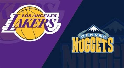 lakers vs nuggets game 2 schedule